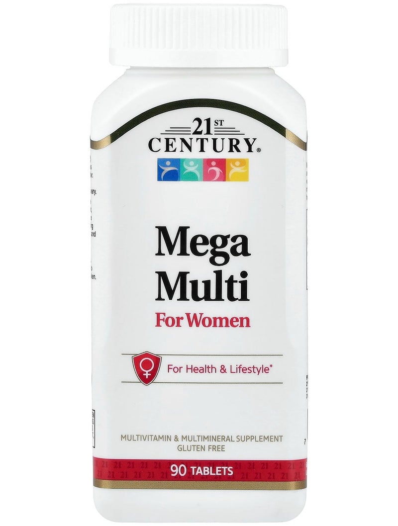 21st Century Mega Multi for Women, 90 Tablets - Image 1